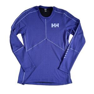 Helly Hensen LIFA base layer top women’s M Purple Running Hiking Activewear